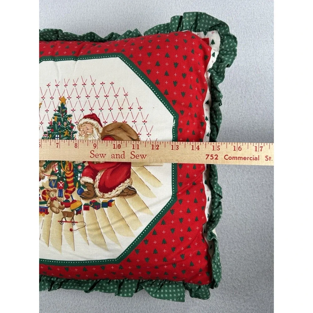 VTG 90's Christmas Throw Pillow 15